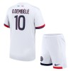 Maillot de Supporter Paris Saint-Germain Dembele 10 Extérieur 2024-25 Pour Enfant